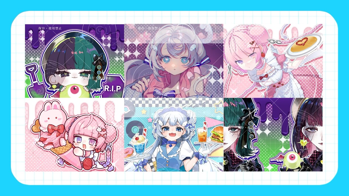 特別かわいいIRIAMサムネイル等を作成します 現役ライバー目線で活動サポート致します！ イメージ9