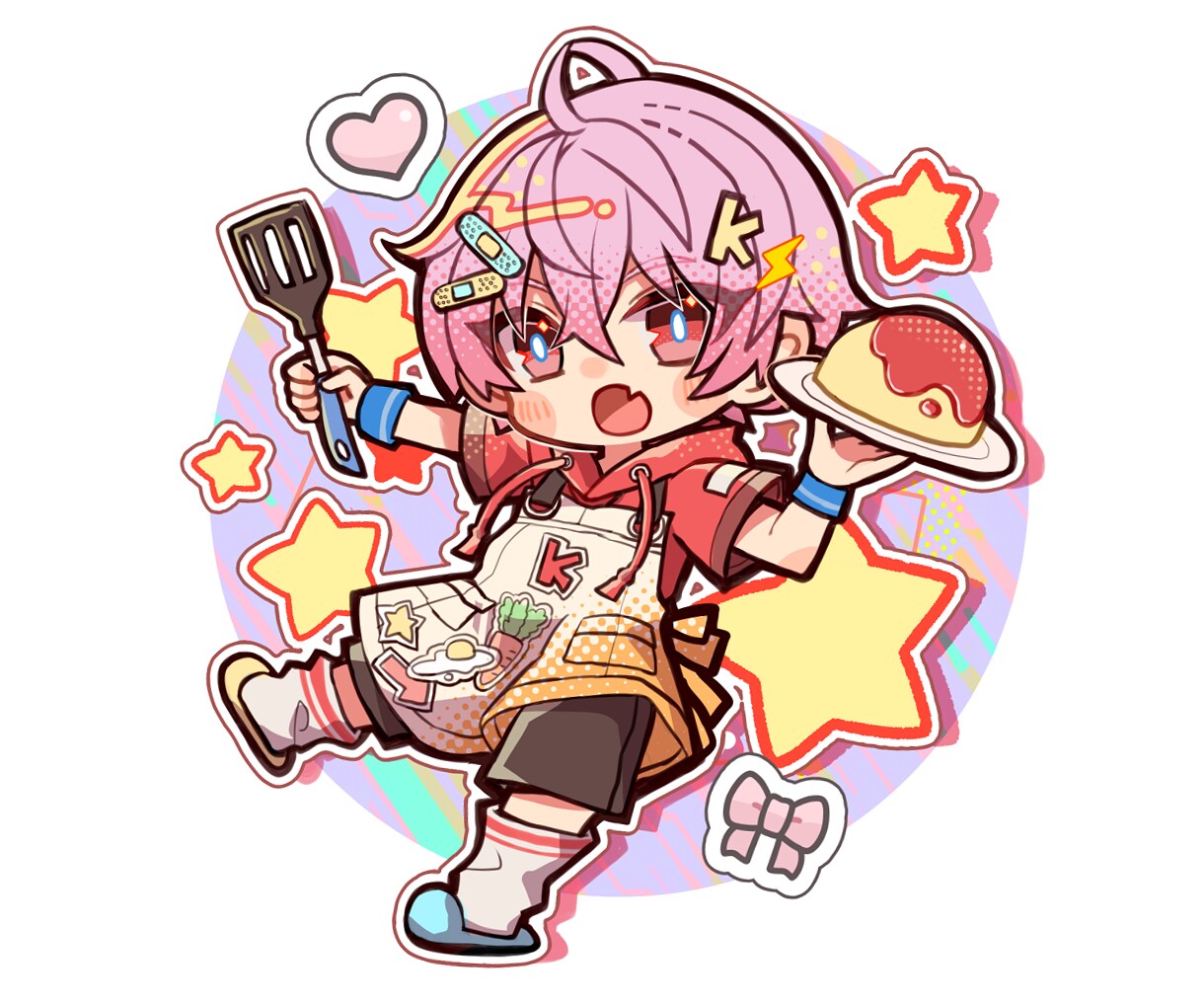 歌ってみた・配信サムネイル・一枚イラスト作成します 記念グッズ・ボカロ・MVイラスト・キャラクターデザイン等作成 イメージ6