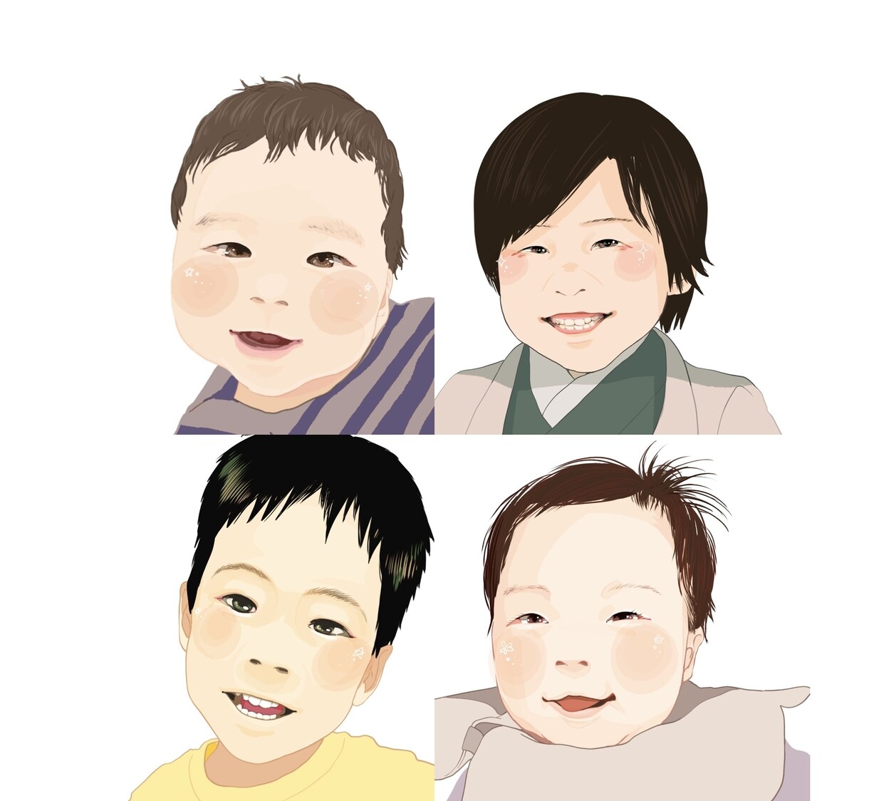 大人もOK◎キラキラかわいい似顔絵お描きします SNSのアイコンやヘッダー、壁紙に！ イメージ10