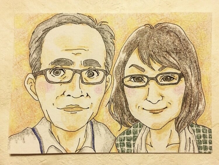 似てる！名刺やアイコンなど、似顔絵イラスト描きます プレゼントに！誕生日還暦祝いに似顔絵はいかがですか？ イメージ4
