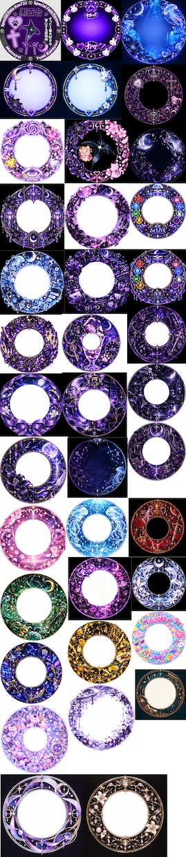 推しカラーに合わせたオリジナルアイコンを制作します 推しカラーで彩る、あなただけの特別なアイコン イメージ1