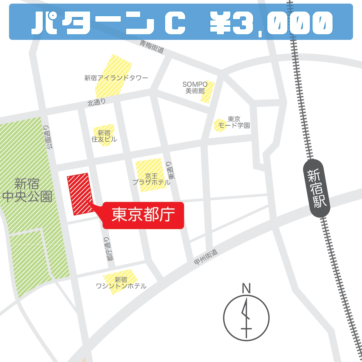 シンプルでおしゃれな案内図を作成します 何度でも修正可！商用可！パターンに無いものでも作成します！ イメージ4