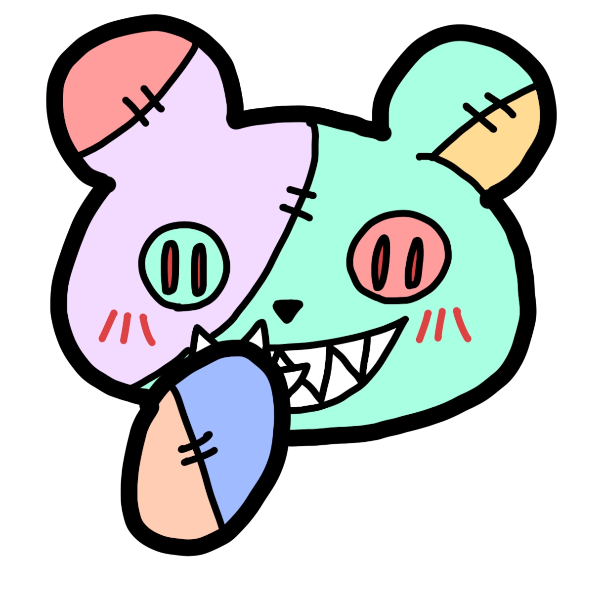 即日対応デフォルメ動物アイコン描きます SNS、配信などお好きな用途でご利用ください。 イメージ7