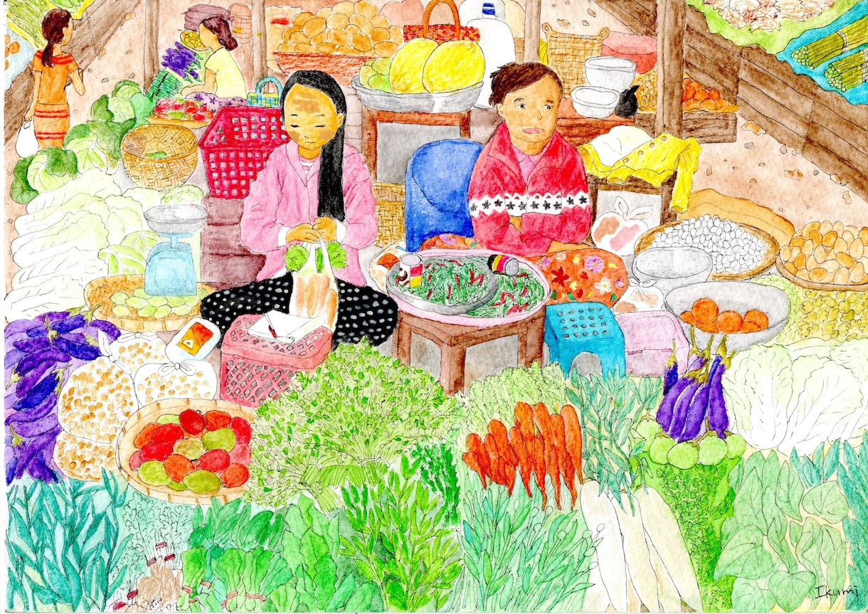 手描きの水彩イラスト描きます 生活感溢れる優しく懐かしいイラストが得意です イメージ8