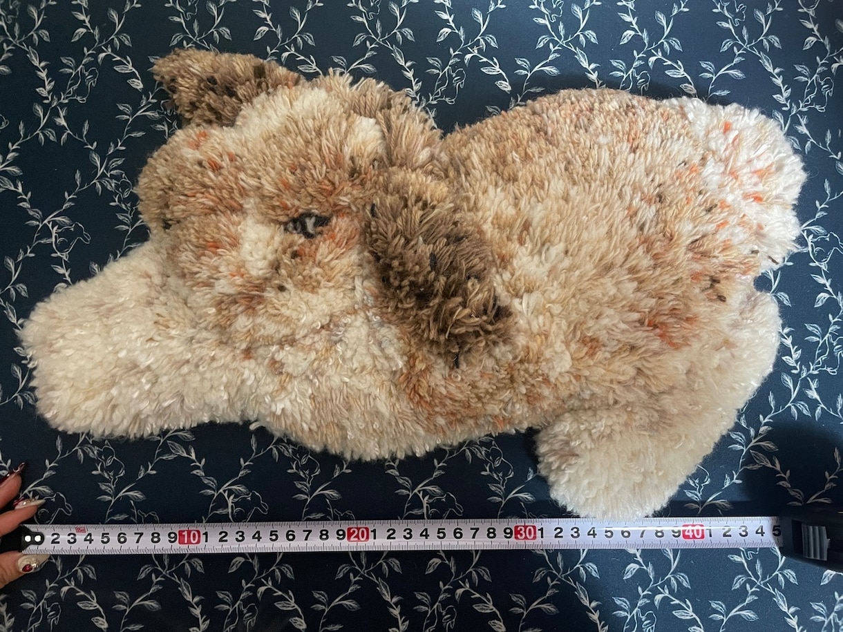 うさぎちゃんのラグ作ります 手打ちだからこそできる立体感を大切にしています イメージ5
