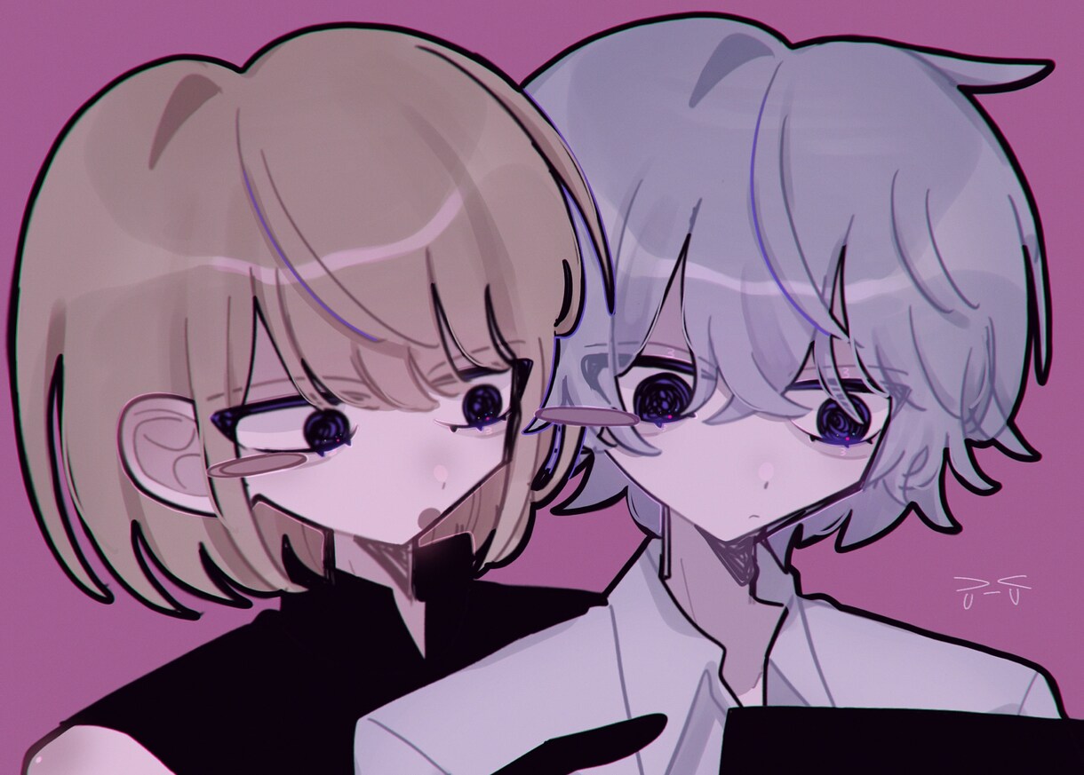 可愛いイラスト制作いたします 個性的で目を惹く！可愛くて少し仄暗いイラストを描きます！ イメージ9