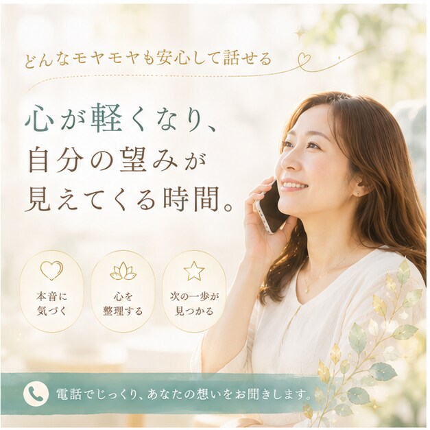 あなたの魂が望む人生を一緒に探します 透感カウンセリングで人生の方向性を整理 イメージ2