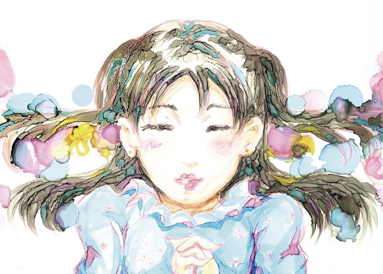 アルコールインク×イラストで彩る唯一無二を作ります 滲む色彩と繊細なイラストが織りなす、あなただけの特別な一枚 イメージ4