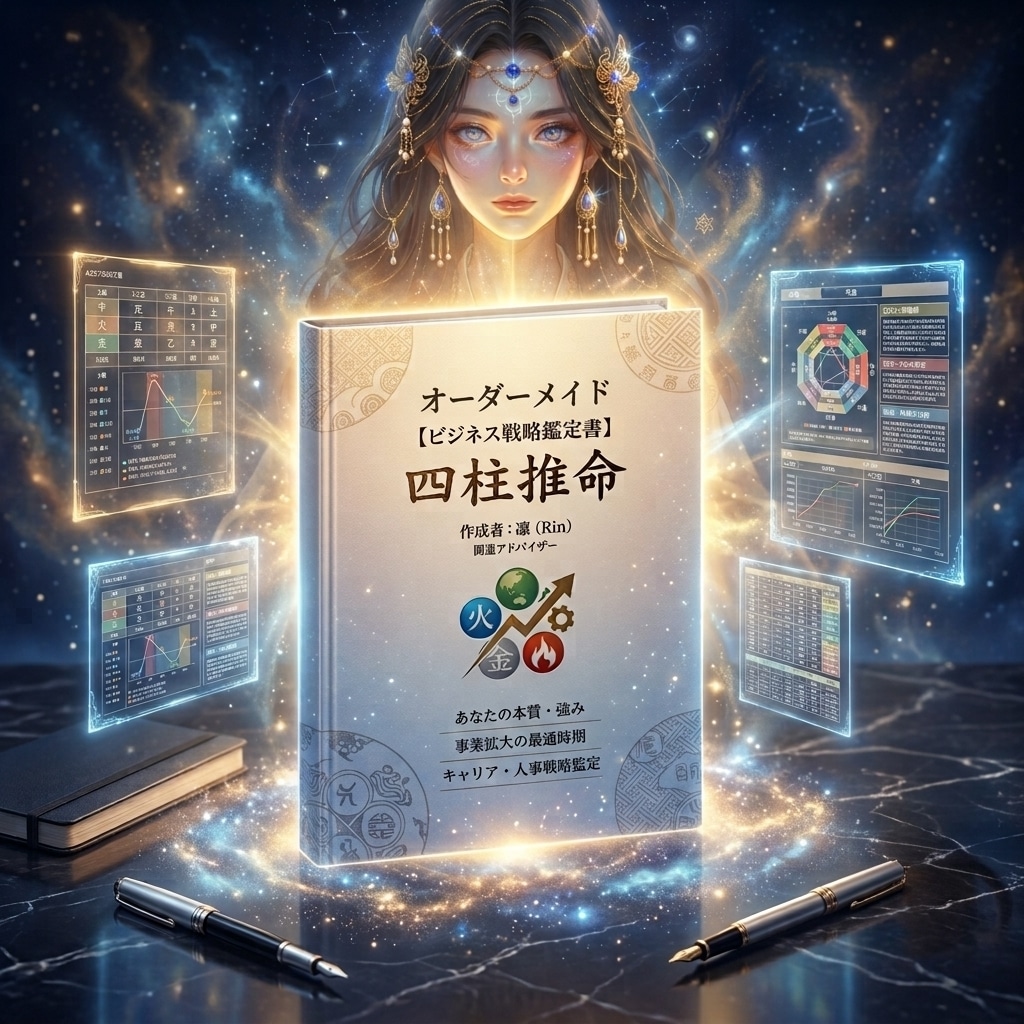 四柱推命×ビジネス総合鑑定！事業の好機を分析します 運気の波を捉える！ビジネスの好機・対人関係を四柱推命で鑑定 イメージ1