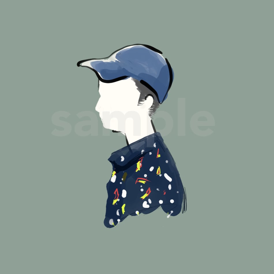 ニュアンス似顔絵イラスト制作します 顔をはっきりと描かれたくないけど雰囲気を伝えた方に！ イメージ3