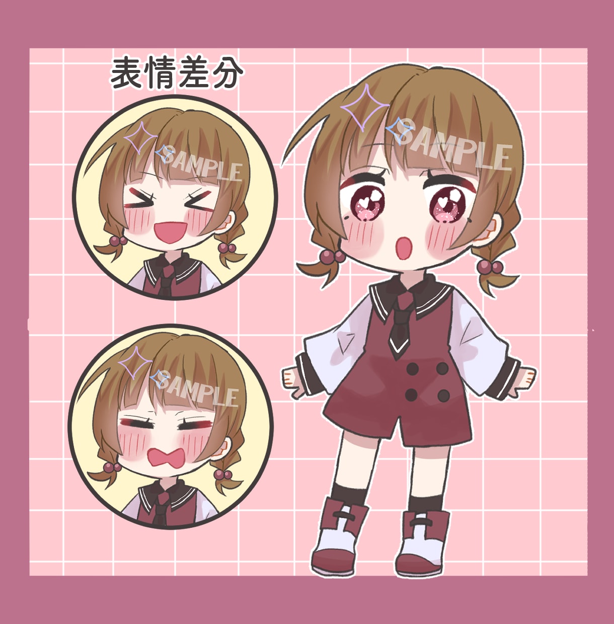 あなただけの可愛いミニキャラ♡描きます SNSアイコン/X/Instagram/グッズ/配信素材など イメージ8