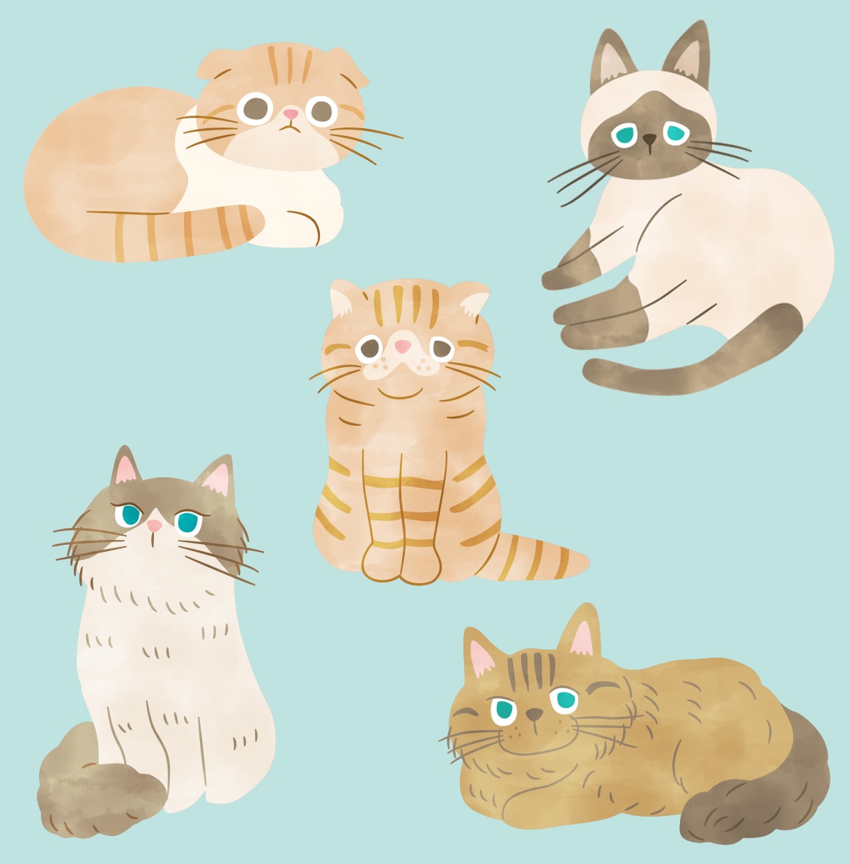 かわいくやさしい動物の水彩風イラスト描きます 挿絵やキャラクターデザインなど実績多数！挿絵やアイコンにも◎ イメージ1