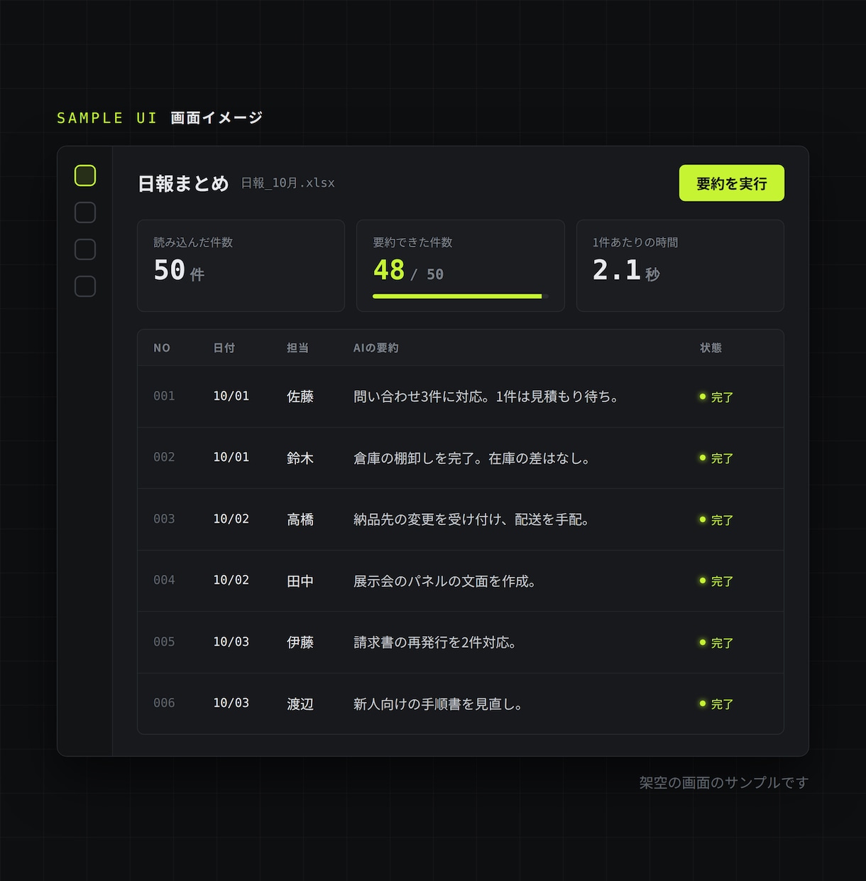 AIを組み込んだ業務ツールを作ります ミスを止める仕組み付きのAI業務ツール イメージ2