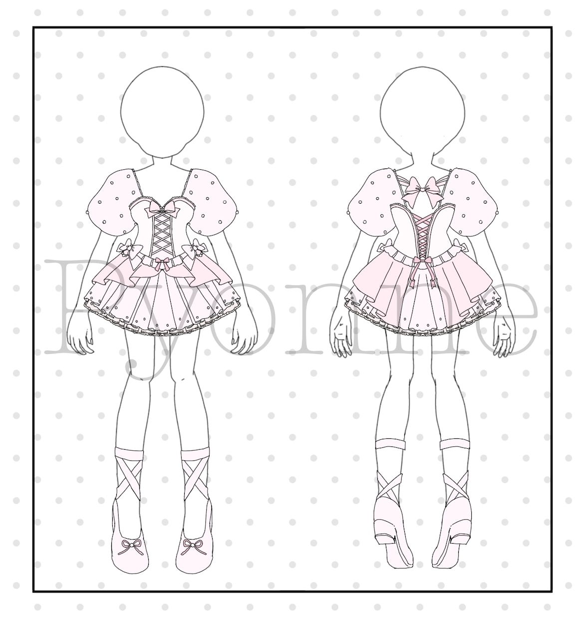 とっっても可愛い衣装デザインをご提案します フリルやリボンたっぷり！イメージピッタリな衣装を提案します！ イメージ3