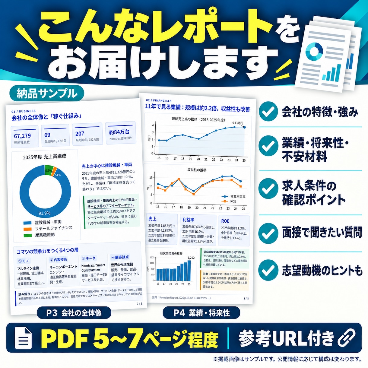 製造業特化型企業リサーチで転職をサポートします 【非上場企業も対応可】製造業特化型企業リサーチ イメージ2