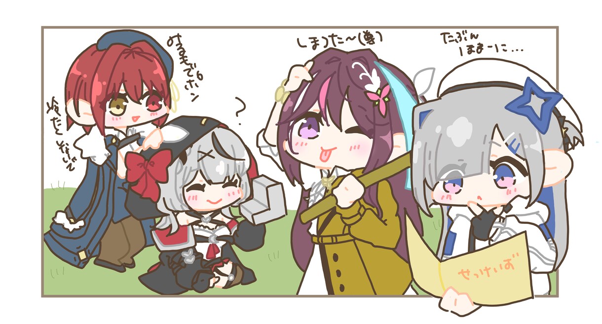 かわいいミニキャラSDイラストを描きます 人気VTuberのYouTubeサムネに採用実績あり！ イメージ7