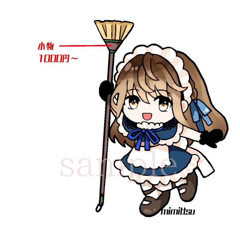 デフォルメイラスト作成します 立ち絵などのデフォルメイラスト承ります イメージ2