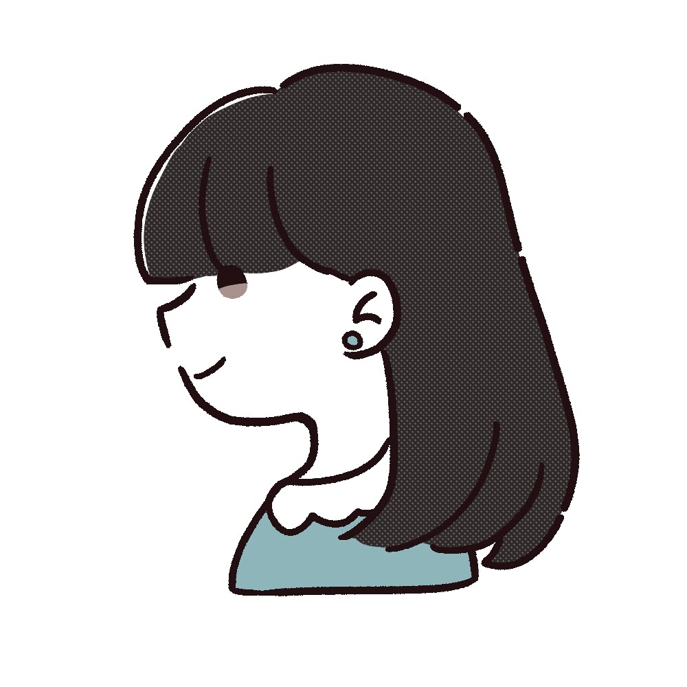 シンプルでかわいい横顔アイコンを作成致します SNSやブログなどさまざまなシーンで使用可能！ イメージ3