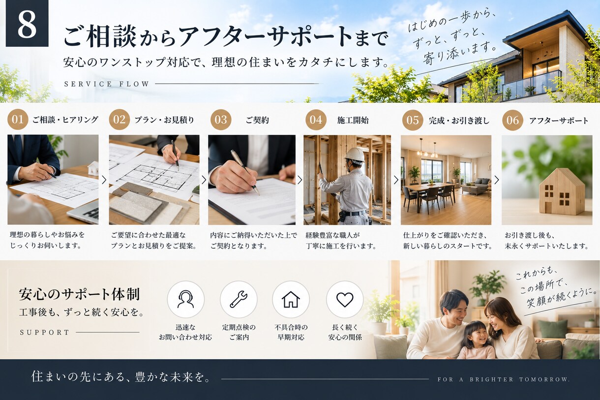 リアルな建築・外観パースを高品質で作成します 住宅・店舗・リフォームの完成イメージをリアルに再現 イメージ8