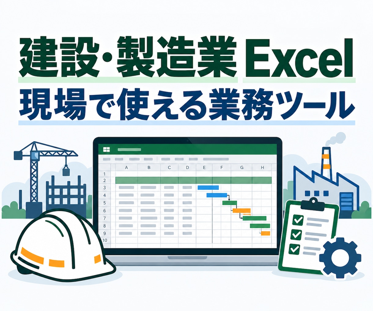建設・製造業向けExcel業務ツールを作ります 現役現場監督が実務で使いやすい形に整えます イメージ2