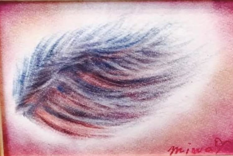 パステルアートで、あなたの光の羽根を描きます 自分らしく輝き、未来へと羽ばたきたい方に イメージ1