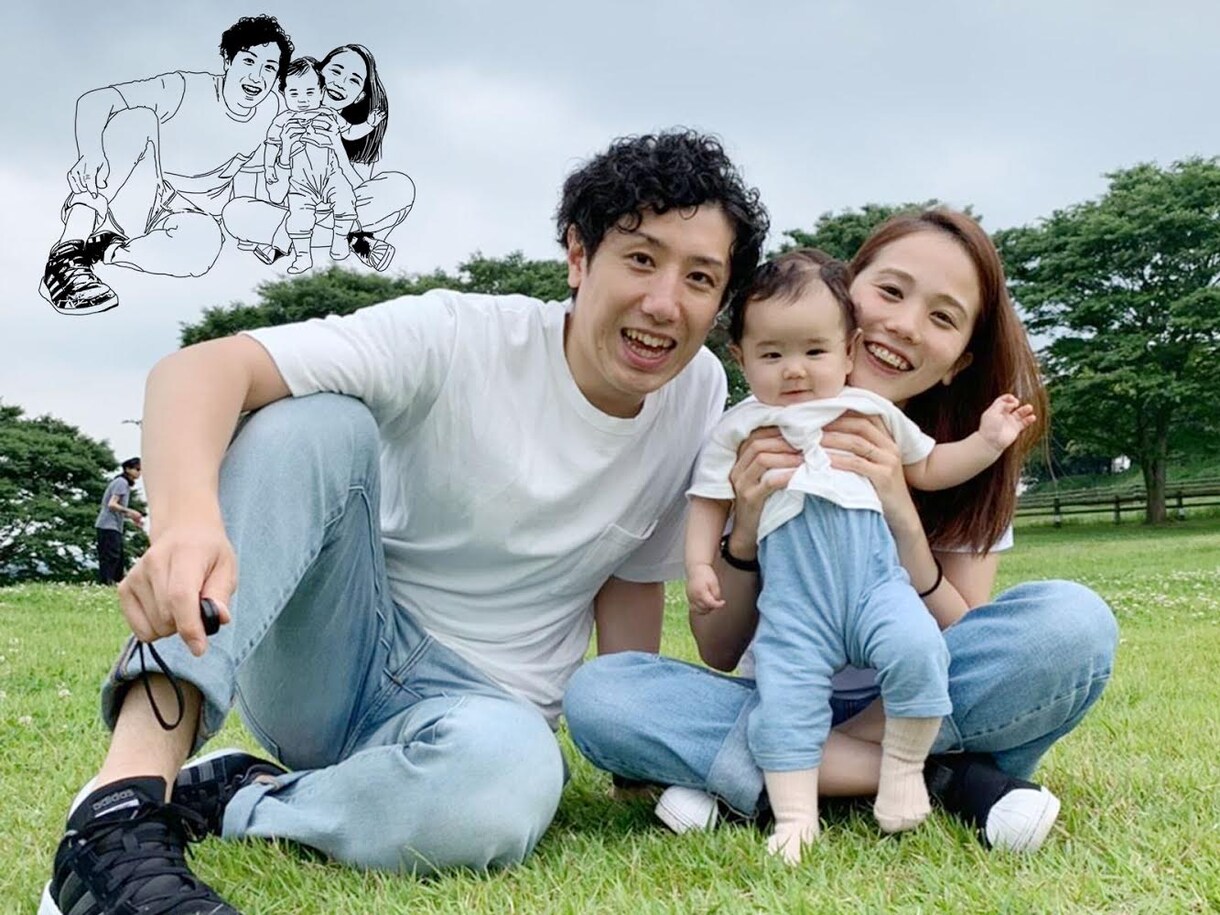 結婚式の似顔絵3日で作成します 結婚式に使える似顔絵3日で作成します^_^ イメージ5
