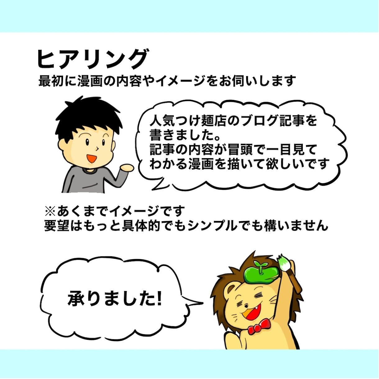 ブログなどに使用する漫画（マンガ）描きます お買い得！ブログや広告PR用のマンガ描きます イメージ2