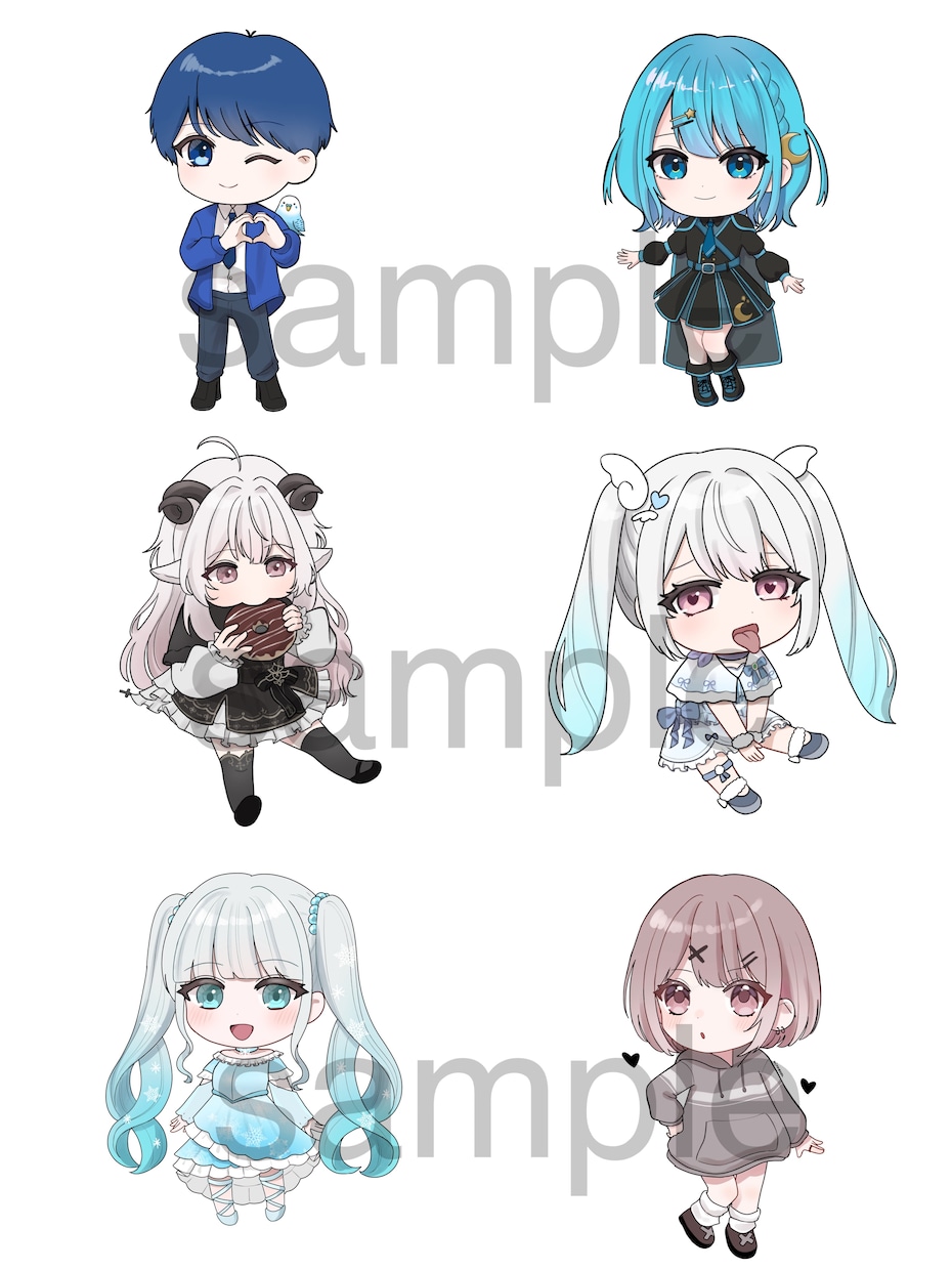 商用可！魅力的な女の子のイラスト作成します アイコン、サムネや立ち絵など幅広い用途のイラスト作成します イメージ5