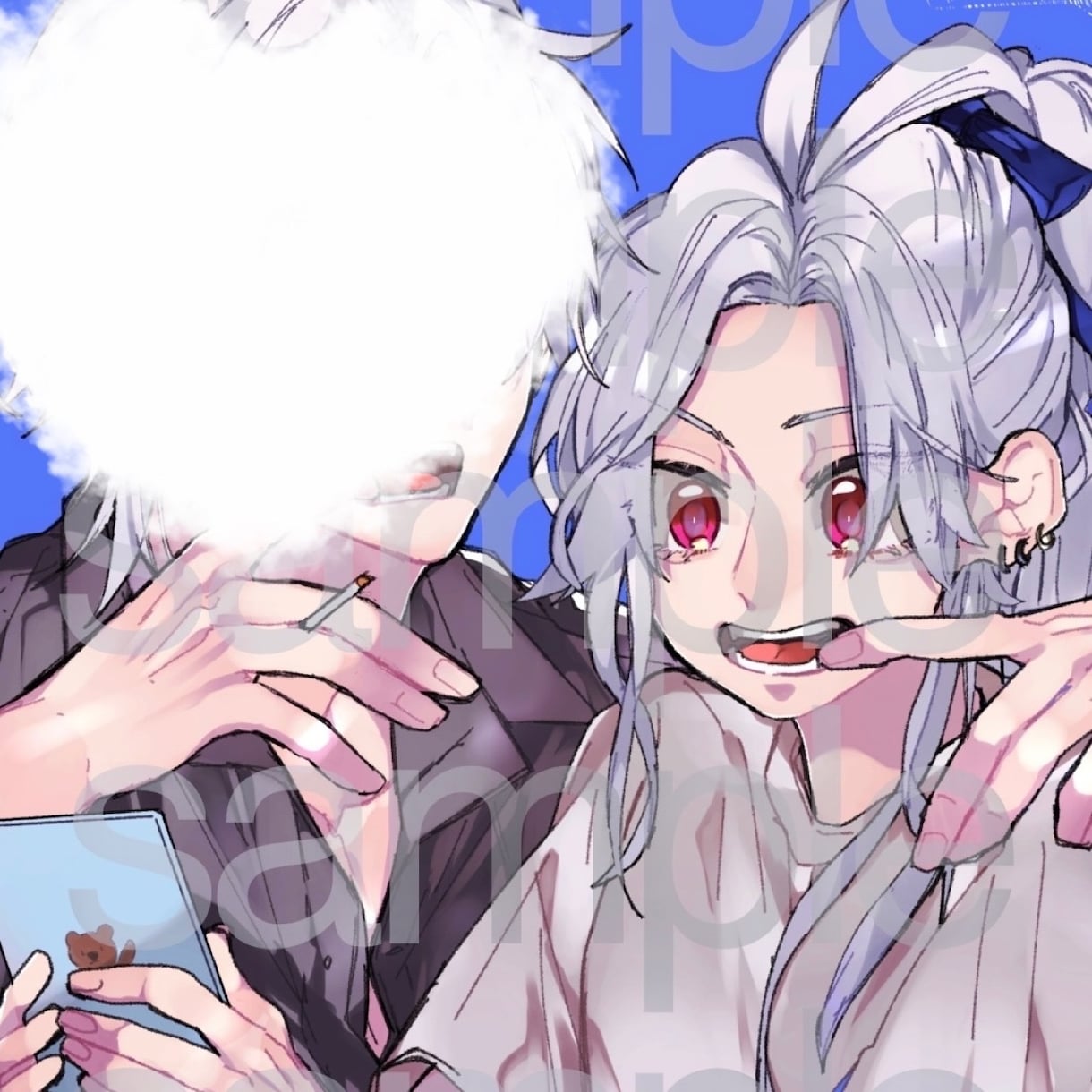 2人価格ペア・創作·夢絵等イラスト描きます その他、プレゼント、創作、一枚絵、デフォルメ、イラスト全般！ イメージ6