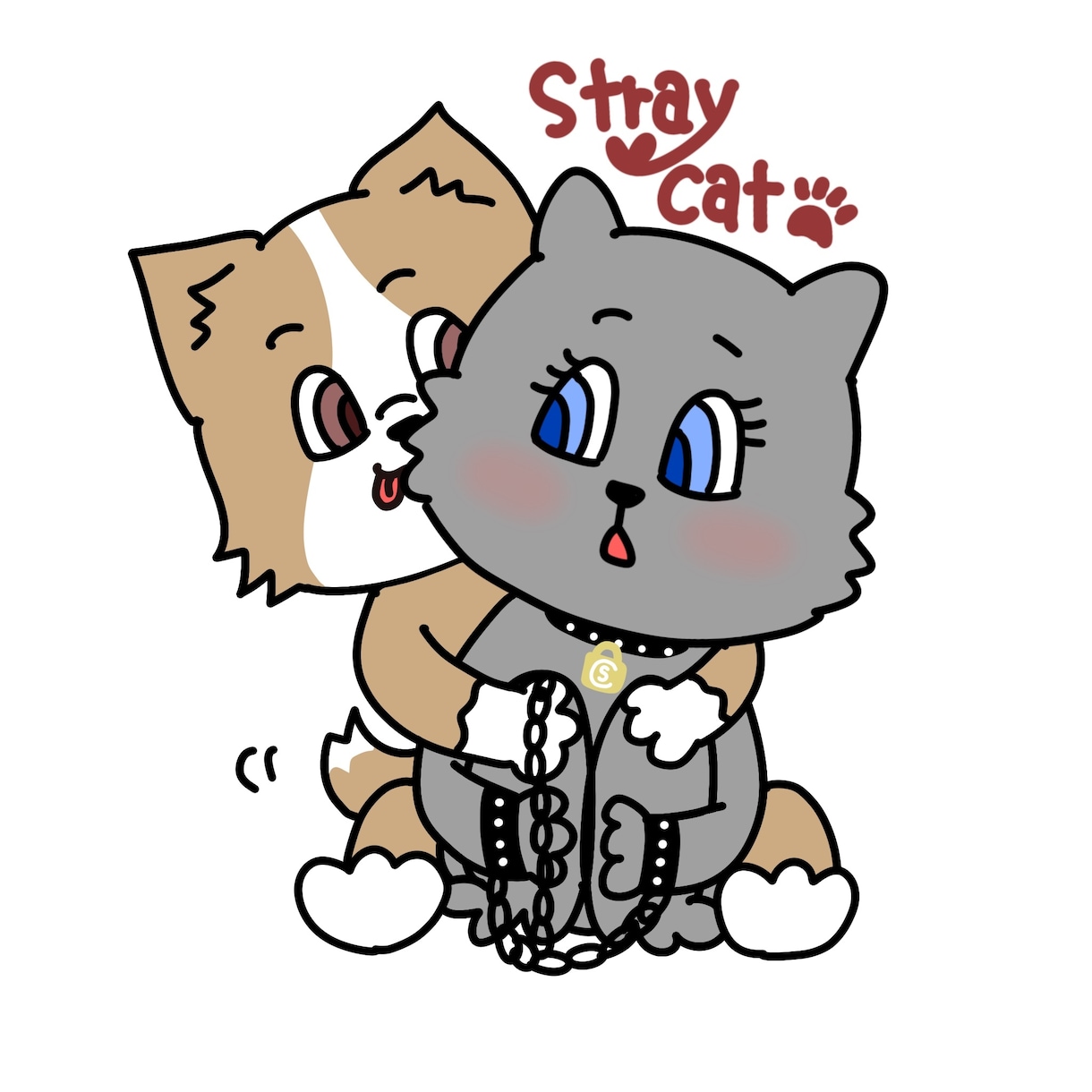 ちょっぴり病みかわなSNSアイコン描きます 量産型じゃない個性派イラストSNS映えする個性派アイコン イメージ4