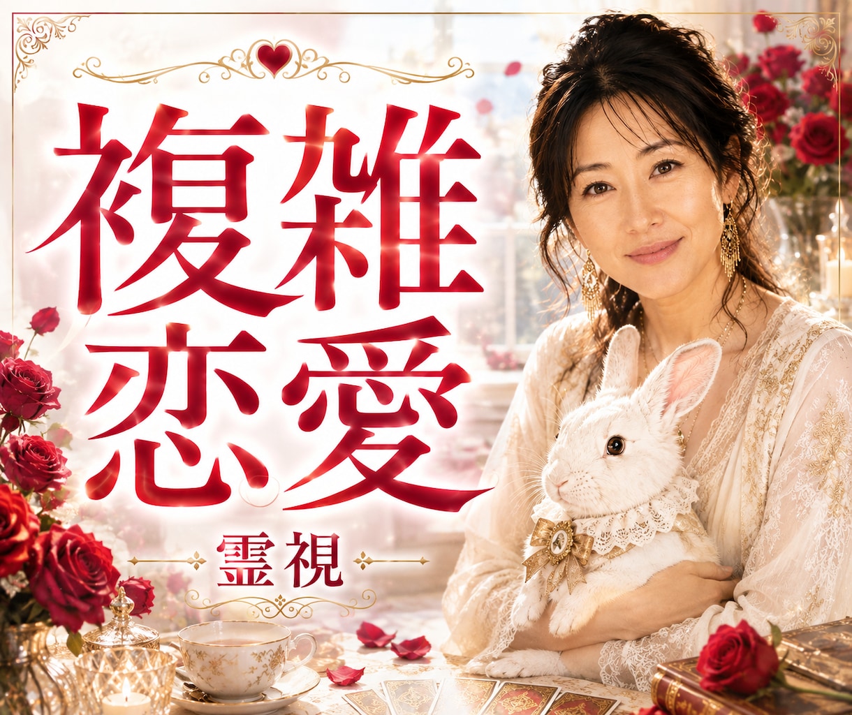 複雑恋愛・あの人の本心を占います 霊感霊視×タロット♦本音・ご縁・二人の未来を読み解きます イメージ1