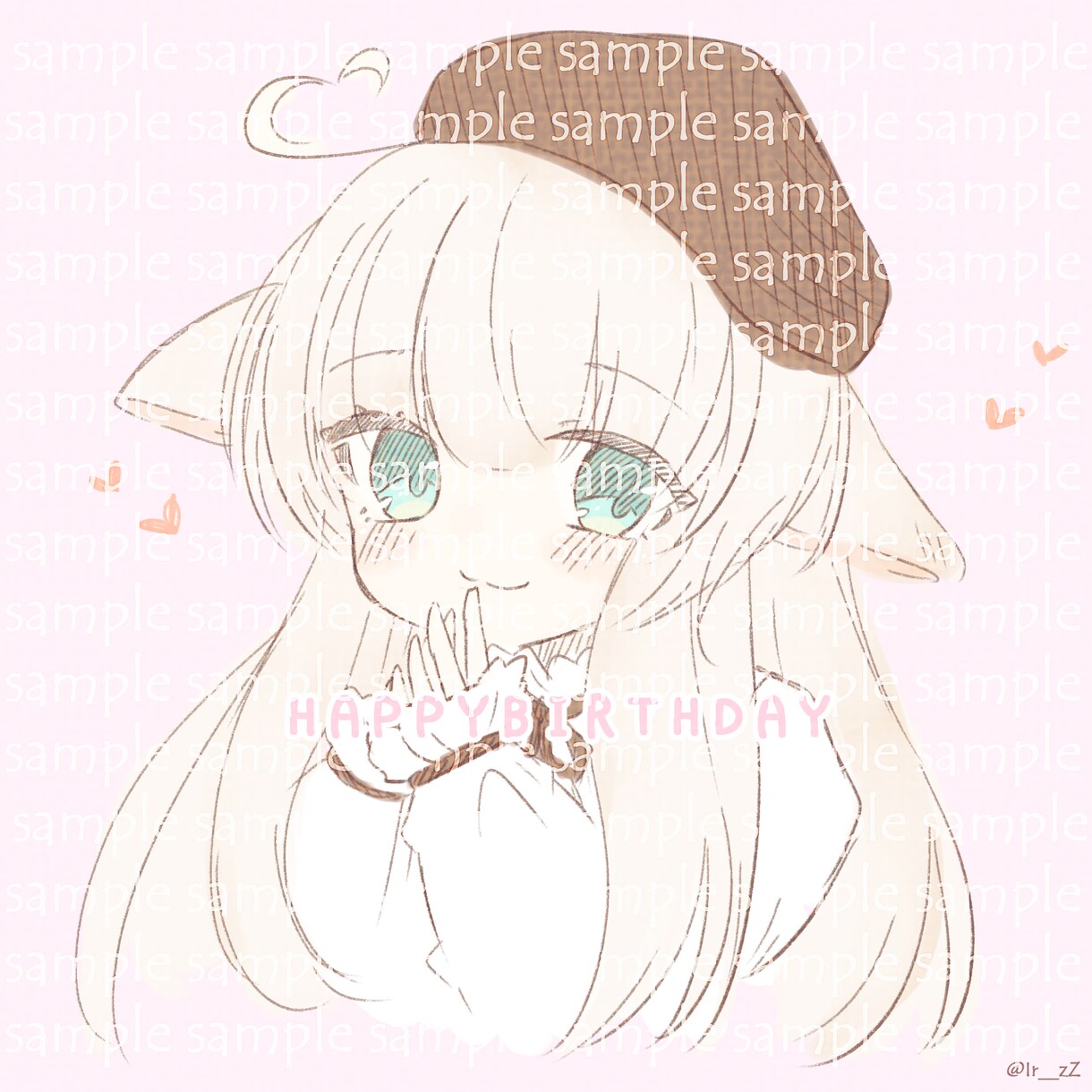 ふんわりとしたかわいいアイコンお描きします SNSアイコンや歌ってみた用のイラストに！ イメージ1
