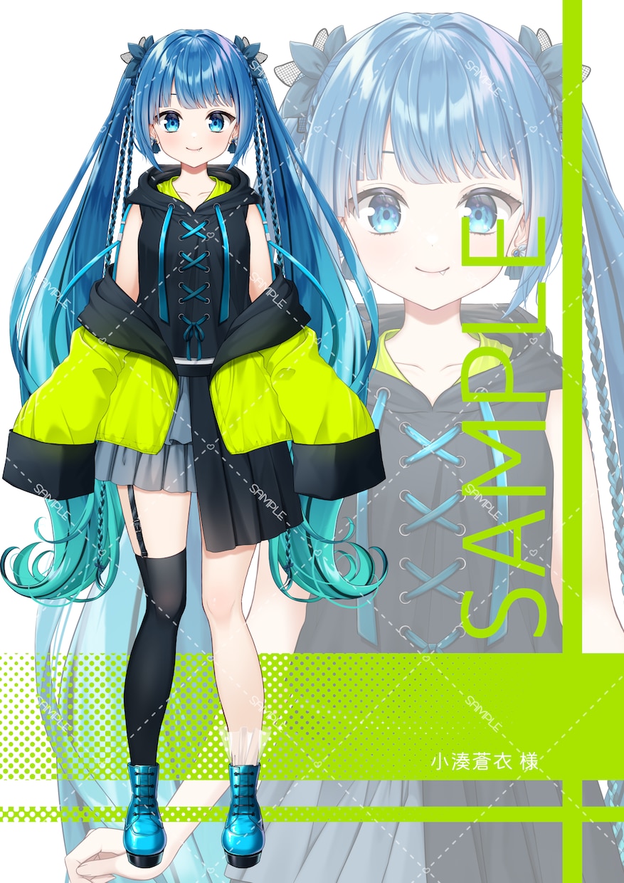Vtuber向けLive2D用イラストを作成します キャラデザ、イラスト、パーツ分けまでお任せください！ イメージ10