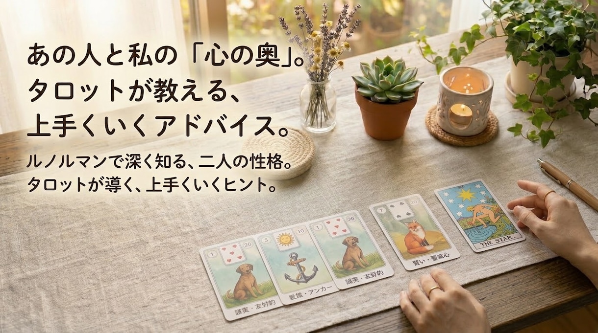 お互いの性格と上手くいく秘訣をお伝えします ワンコインお試し｜お二人のタイプと関係が深まるアドバイス イメージ1