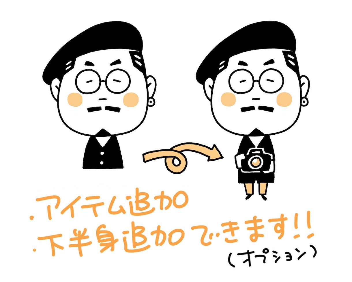キャラクターみたいなかわいい似顔絵描きます SNSのアイコンに大人気！単純なのに似ている可愛い似顔絵！ イメージ4