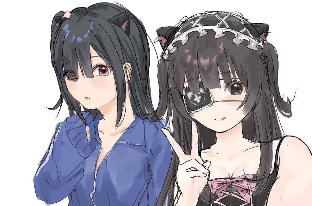 可愛いイラスト描きます 厚塗りです女の子を書くのが得意です イメージ4