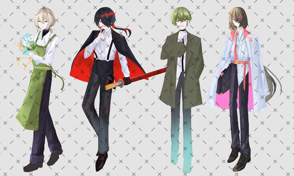 立ち絵描きます TRPGなどのキャラクター立ち絵を描きます。 イメージ3