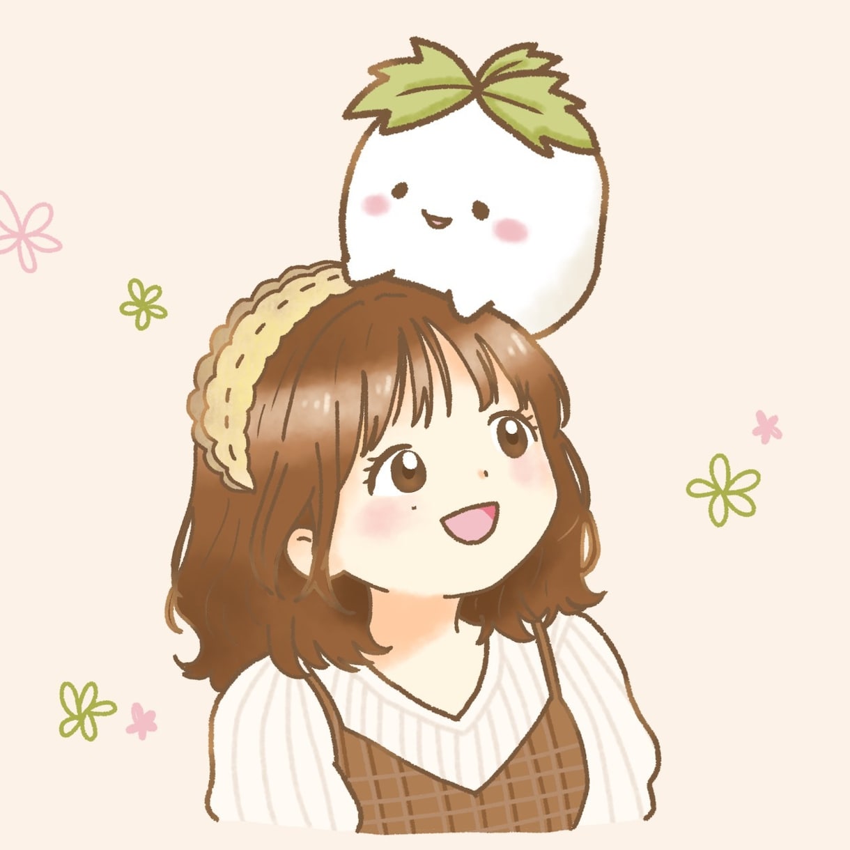 やさしくほっこりした似顔絵を描きます お写真をもとに、ふんわり優しいタッチでお描きします✾ イメージ7