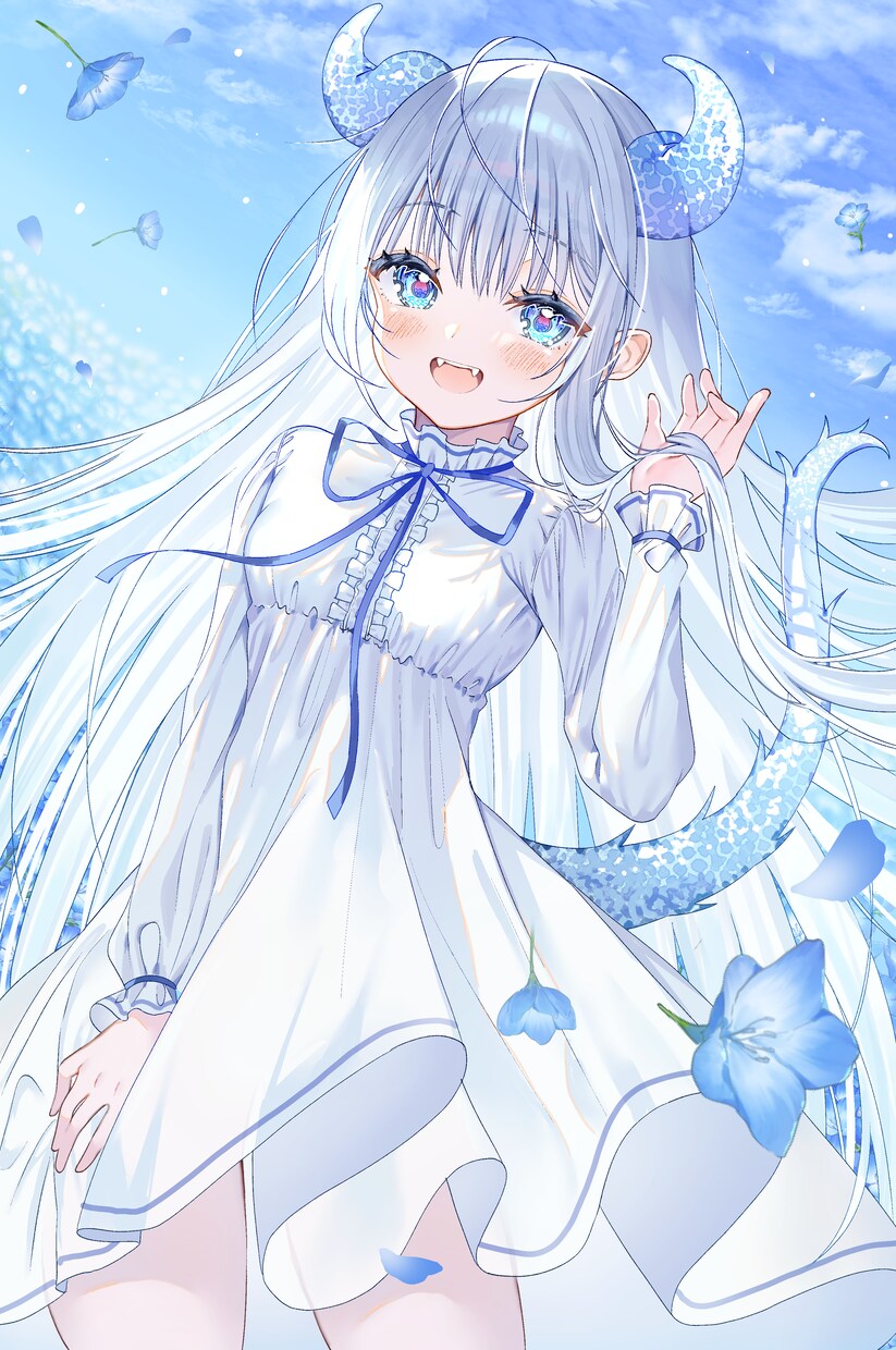 クオリティの高い一枚絵をお安く描きます 世界観のある一枚絵です。背景、表情差分付き！商用利用込み！ イメージ1