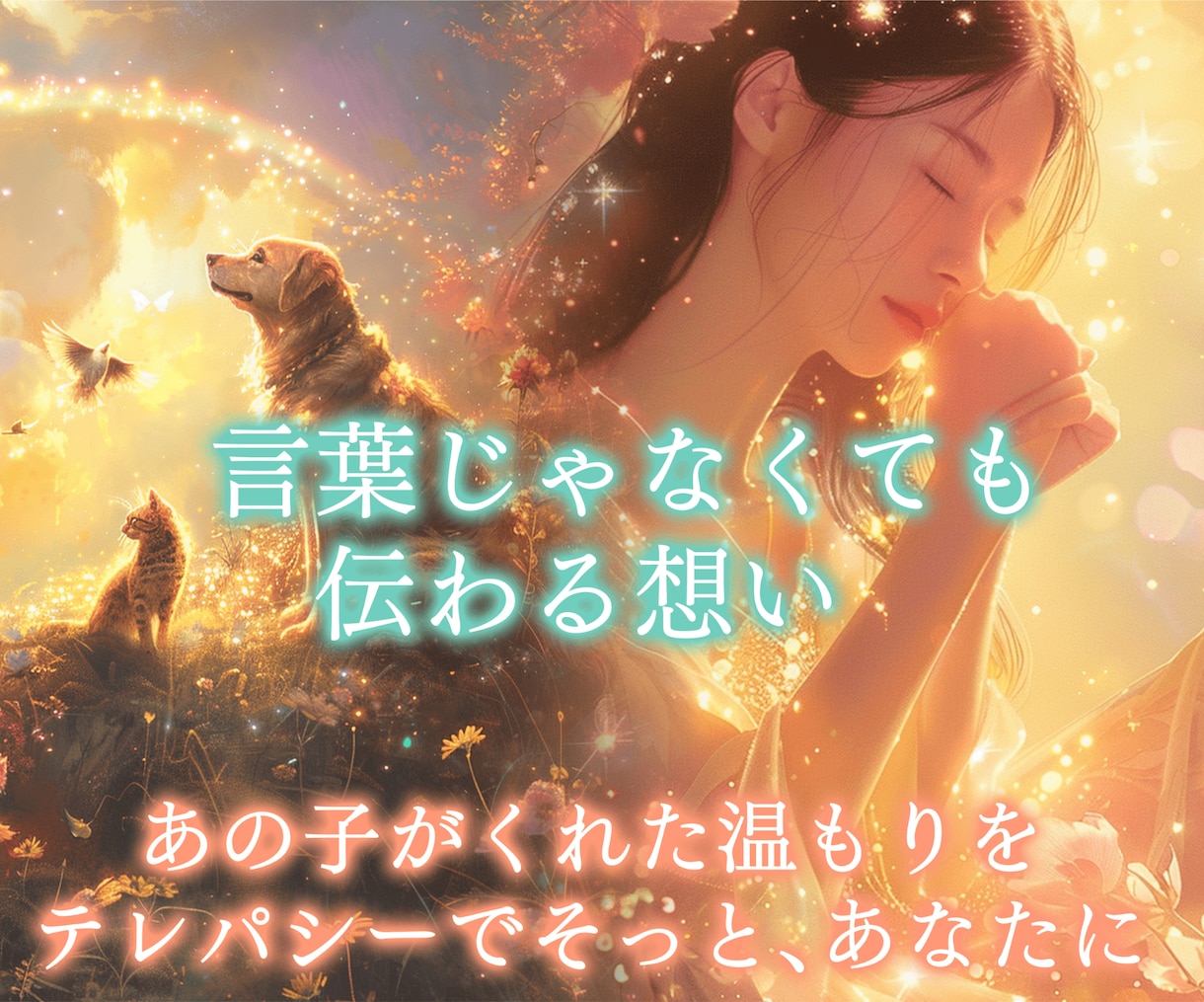 アニマルコミュニケーション/大切な子とお話しします ペットの気持ちをお伝えします♡お空の子も大丈夫です☆ イメージ2