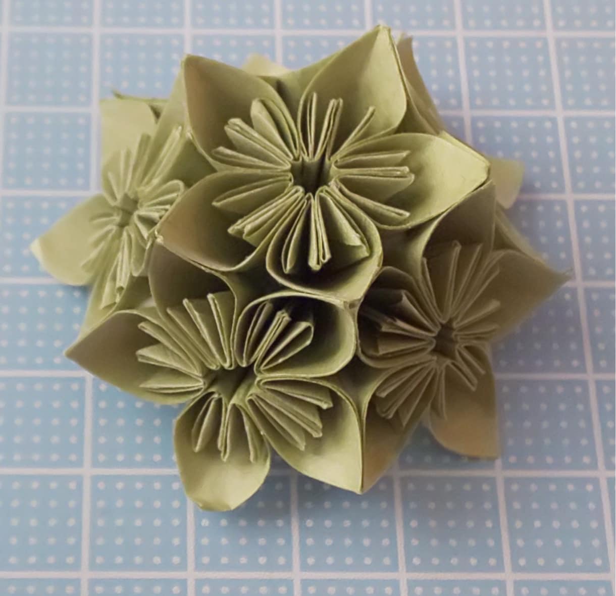 くす玉（千代紙）作ります ☆置物や壁飾りなど、ちょっとしたお部屋飾りなどに☆ イメージ3