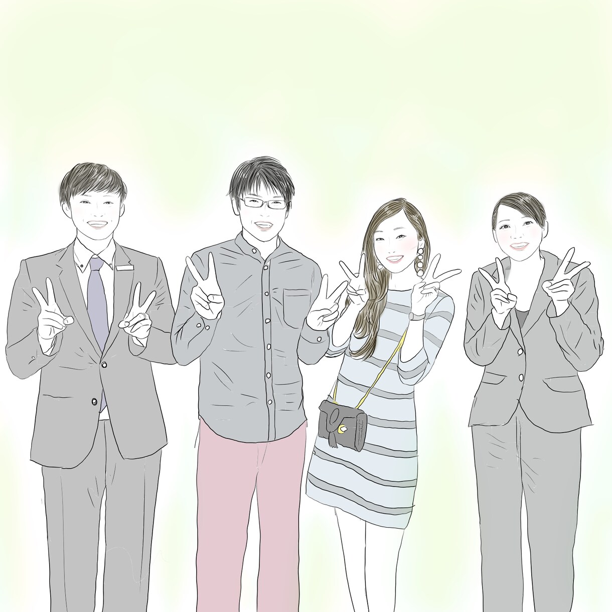 立体髪色あり/おしゃれで綺麗な絵を描きます アイコンにぴったりなオシャレな絵を描きます！家族、友達恋人に イメージ6