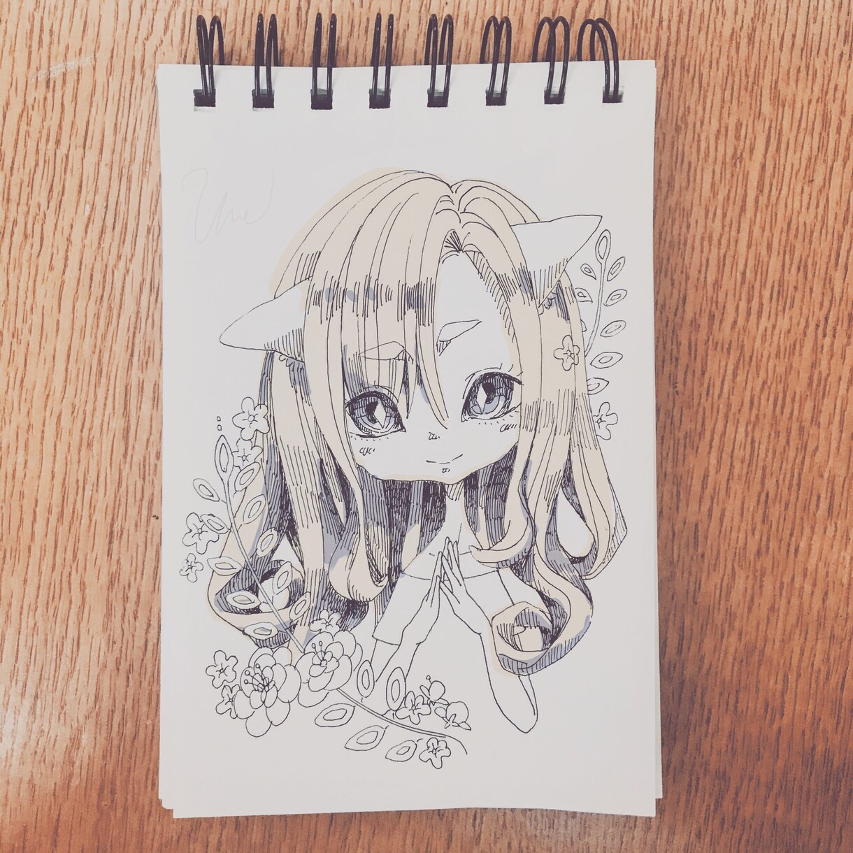 アナログ+デジタル着色のイラスト描きます 女の子！動物！手描き感！可愛い！絶対被らない可愛さを… イメージ2