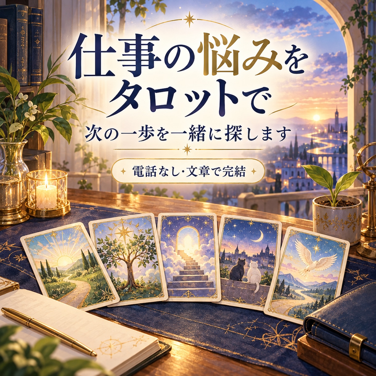 セール中！仕事の悩みをタロットで読み解きます 仕事のお悩みをタロットで鑑定。最短3時間納品 イメージ1