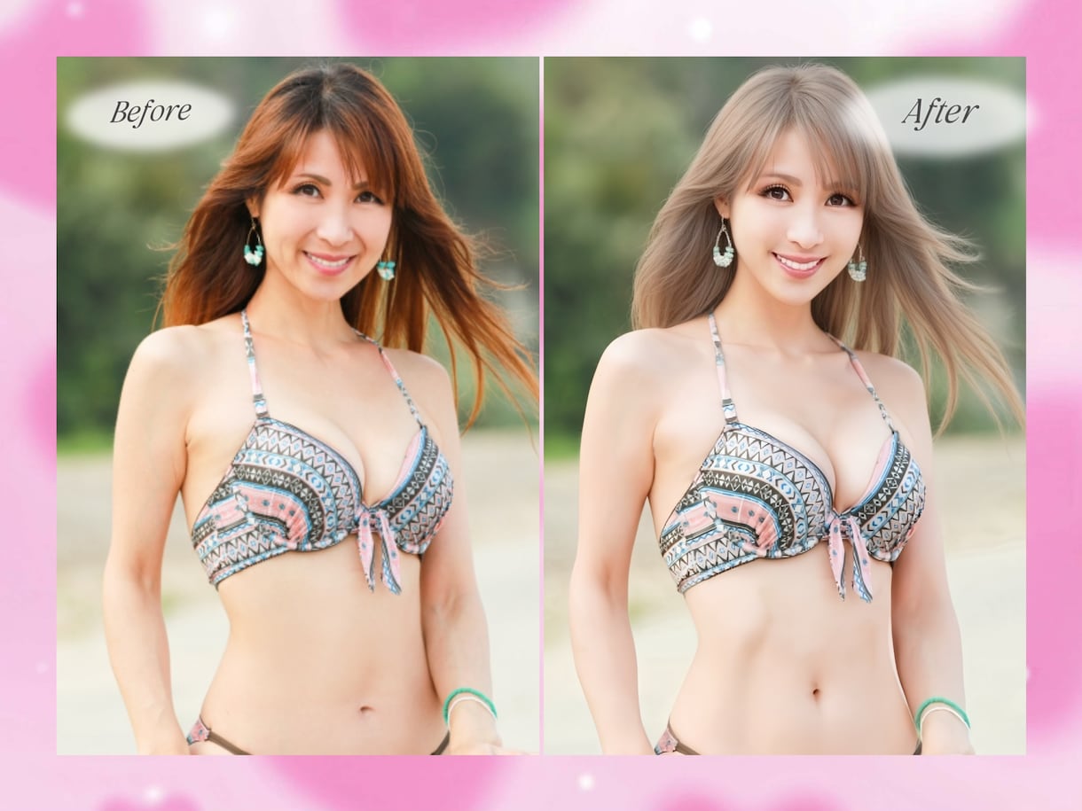 プロが【若返り】気になる写真をレタッチ.加工します 韓国風・オフィス・ウェディング・自然加工OK！盛りたい方へ イメージ1