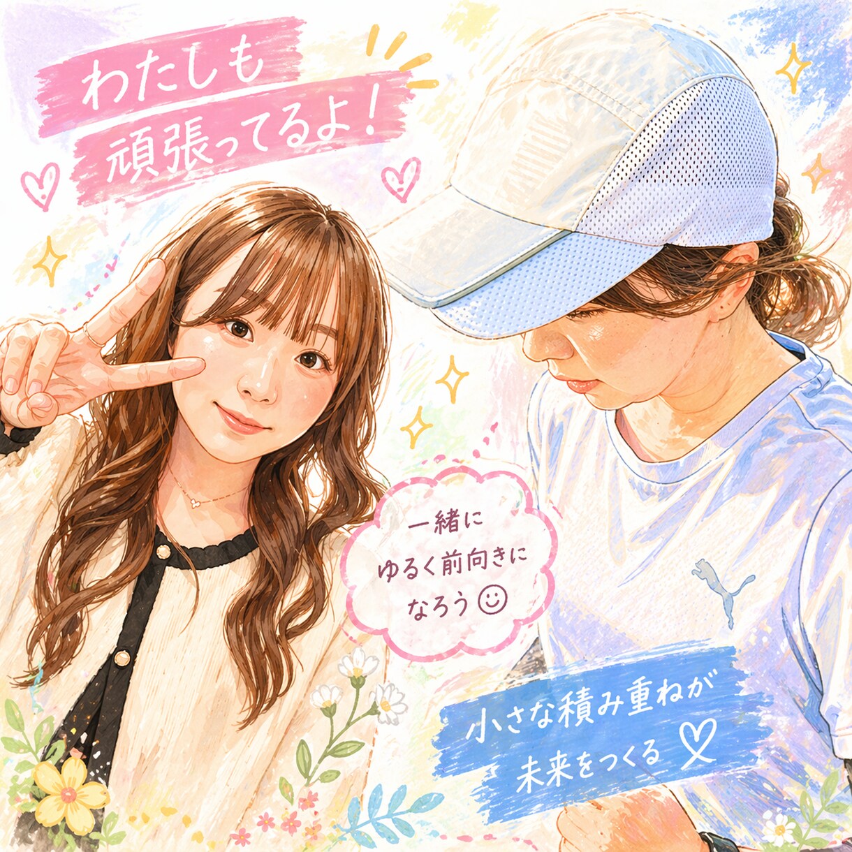 ダイエット・生活の悩み、ゆるく相談のります 続かない・誰にも言えない悩み、気軽に話してください イメージ1