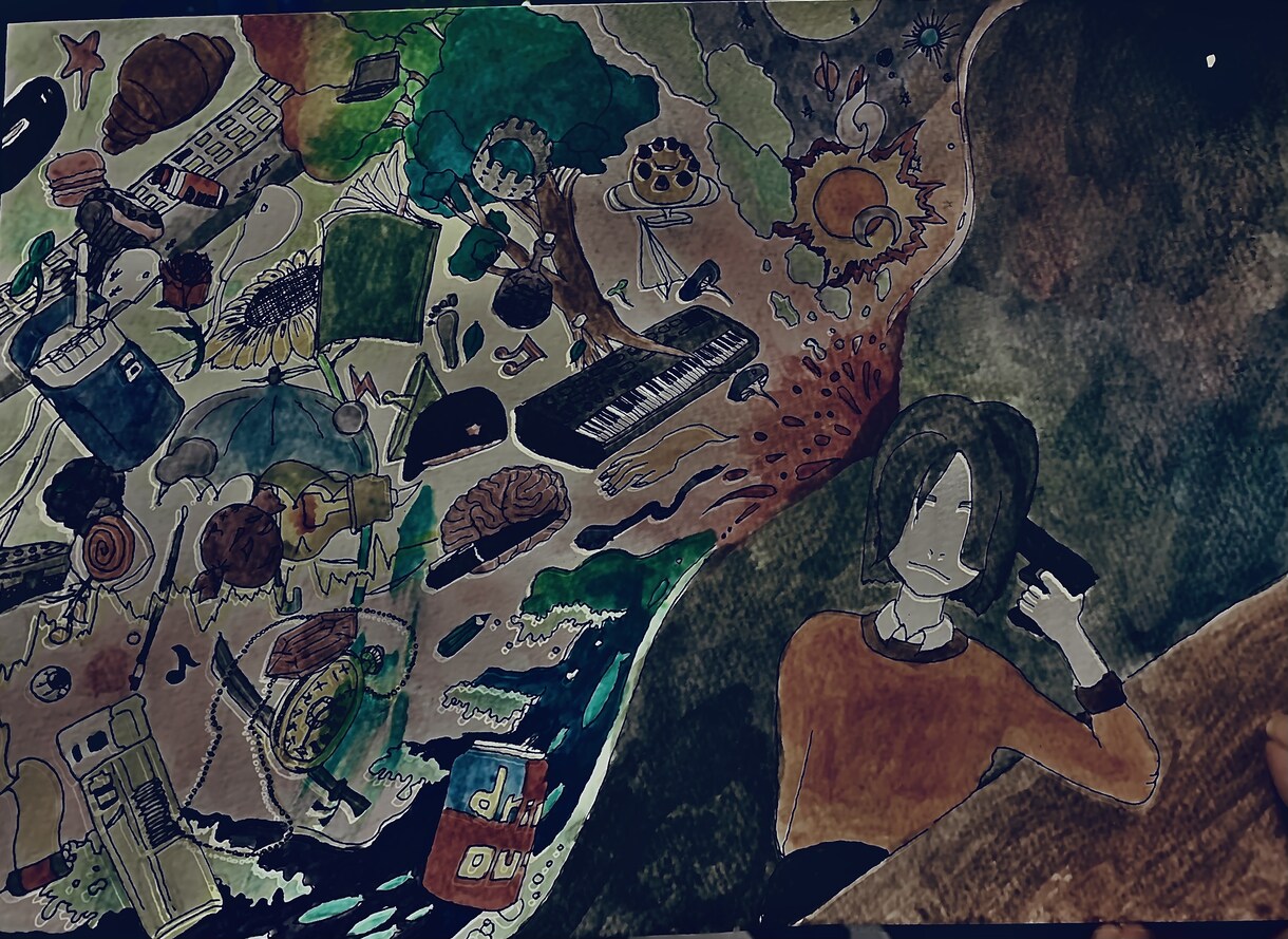 雰囲気のある絵を描きます 抽象的なイメージでも形にして絵にします。挿絵や、飾りに是非！ イメージ5