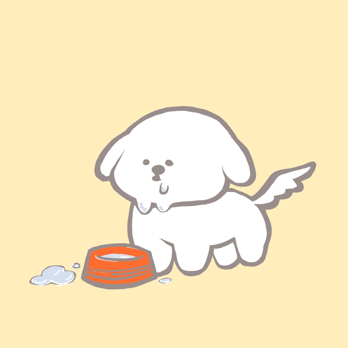 いぬのイラスト承ります 愛犬の似顔絵もOKです。アイコンなどにお使いください。 イメージ1