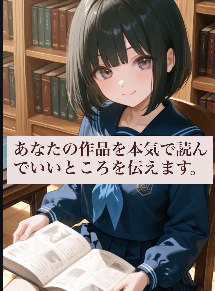 5万文字まで1500円小説の感想しっかり書きます どんなジャンルでもオッケーです！誤字脱字チェックも⭕️ イメージ1