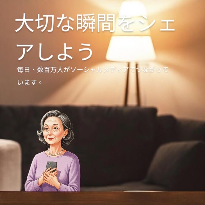 50代から発信をしたい初心者向けサブスクになります ・インスタ／ブログに使える投稿テンプレ・サムネ画像テンプレ イメージ3